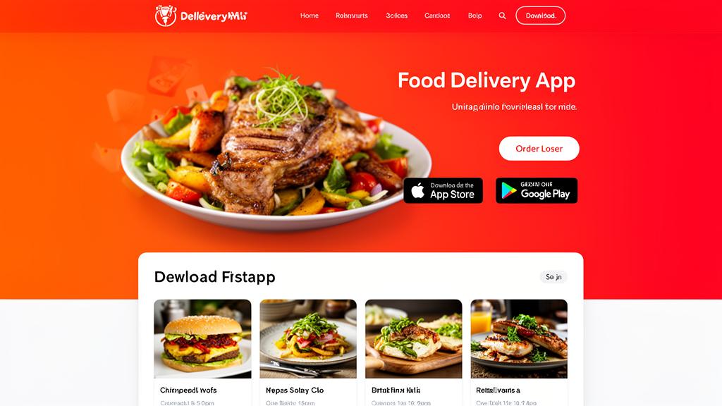Landing Page – Delivery